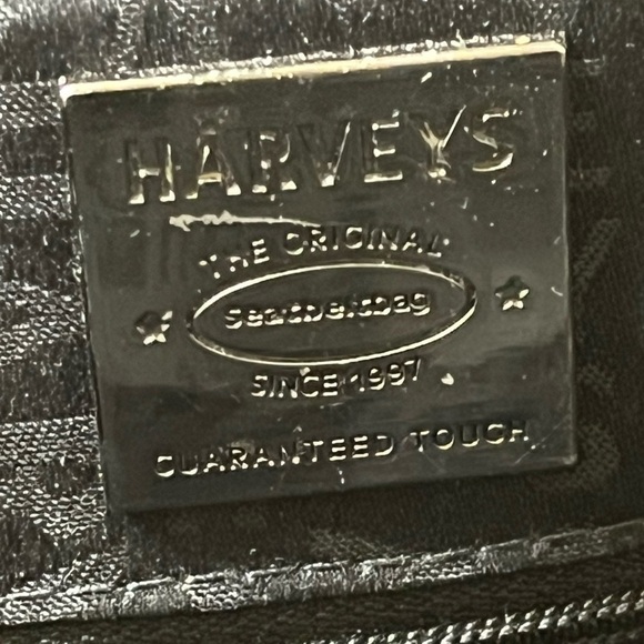 Harveys Seatbelt Bag Women's Lola Satchel Salvage, Black Satchel - Picture 12 of 16